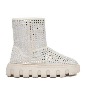 Śniegowce Eva Minge. Buty zimowe Eva Minge, bez obcasa, bez zapięcia. Za 299,99 zł.