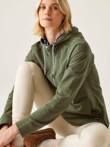 Regatta Bluza "Bayletta" w kolorze khaki rozmiar: 52. Brązowe bluzy Regatta, bez wzorów, z bawełny, bez kaptura. Za 82,45 zł.