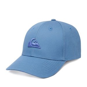 Czapka z daszkiem Quiksilver. Niebieskie czapki Quiksilver, bez wzorów. Za 79,99 zł.