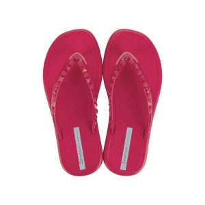 Japonki damskie Ipanema Meu Sol Thon. Czerwone klapki Ipanema, bez wzorów, bez obcasa. Za 55,99 zł.