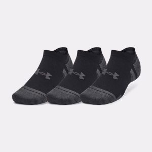 Skarpety Under Armour UA Performance Tech 3-Pack No Show. Czarne skarpetki Under Armour, bez wzorów. Za 79,99 zł.