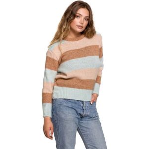 Ciepły Sweter w Bloki Kolorystyczne - Model 2. Swetry klasyczne MOE, l, z materiału, bez kołnierzyka. Za 214,90 zł.