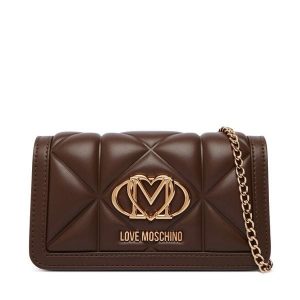 Torebka LOVE MOSCHINO. Brązowe torebki klasyczne LOVE MOSCHINO, bez wzorów, bez dodatków. Za 699,99 zł.