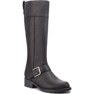 Oficerki CLARKS - Orinoco Jazz 261381964 Black Warmlined Leather. Kozaki marki Clarks. W wyprzedaży za 389,00 zł.