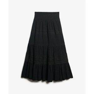 Spódnica damska Superdry Ibiza Maxi. Czarne spódnice Superdry, na lato, s, bez wzorów, maxi. Za 401,95 zł.