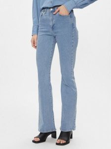 Tommy Jeans Jeansy Sylvia Hgh Flr Cg4239 DW0DW17293 Granatowy Regular Fit. Niebieskie jeansy Tommy Jeans, bez wzorów, z bawełny. Za 249,99 zł.