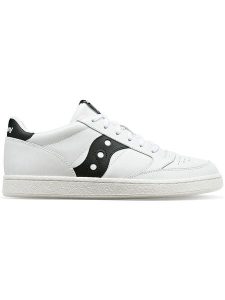Saucony Skórzane sneakersy w kolorze biało-czarnym rozmiar: 40. Białe trampki Saucony, bez wzorów, bez zapięcia. Za 245,96 zł.