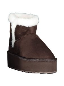 Geographical Norway Botki zimowe "Oslo" w kolorze brązowym rozmiar: 40. Brązowe botki Geographical Norway, na zimę, bez wzorów, z materiału, bez obcasa, na platformie, bez zapięcia. Za 86,99 zł.