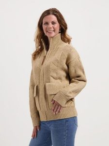 TRAVELIN' Kardigan w kolorze beżowym rozmiar: 3XL. Brązowe kardigany Travelin'. Za 304,99 zł.