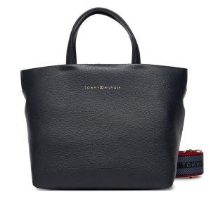 Torebka Tommy Hilfiger. Niebieskie torebki klasyczne TOMMY HILFIGER, bez wzorów, bez dodatków. Za 409,99 zł.