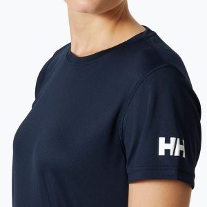 Koszulka damska Helly Hansen HH Tech 2.0. Niebieskie bluzki Helly Hansen, bez wzorów, sportowe, bez kołnierzyka, bez ramiączek. Za 109,99 zł.