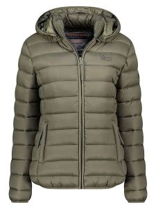 Geographical Norway Kurtka pikowana "Atichoko" w kolorze khaki rozmiar: XXL. Brązowe kurtki Geographical Norway, xxl, bez wzorów, bez kaptura. Za 149,66 zł.