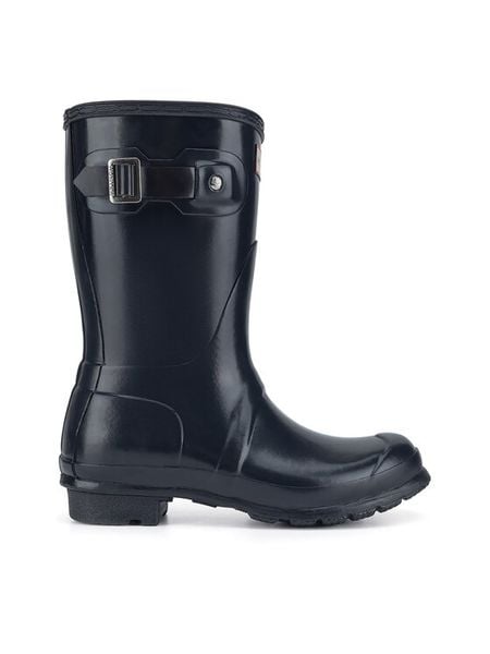 Hunter Kalosze WFS1000RGL Granatowy. Niebieskie kalosze Hunter, bez wzorów, z kauczuku. Za 349,99 zł.