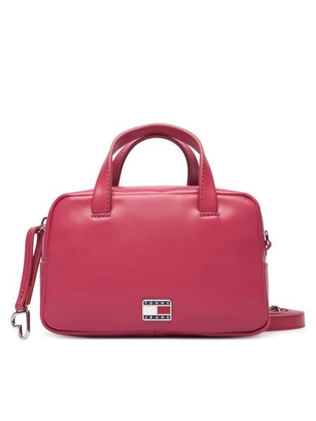 Tommy Jeans Torebka Tjw City Trunk Crossover AW0AW18084 Czerwony. Czerwone torebki klasyczne Tommy Jeans, bez wzorów, z jeansu, bez dodatków. Za 489,99 zł.