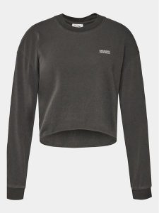 American Vintage Bluza Pymaz PYM02BE24 Szary Regular Fit. Szare bluzy American Vintage, s, bez wzorów, z bawełny, bez kaptura. Za 319,99 zł.