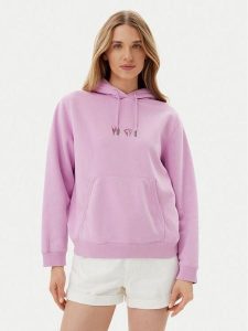 Volcom Bluza Spikstone B4112507 Fioletowy Classic Fit. Fioletowe bluzy Volcom, l, bez wzorów, z bawełny, bez kaptura. Za 179,99 zł.