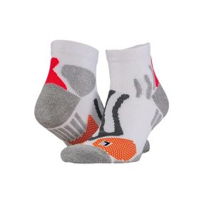 Techniczne Skarpety Uciskowe Unisex Dla Dorosłych. Białe skarpetki SPIRO, bez wzorów. Za 46,99 zł.