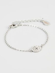 U.S. Polo Assn. Bransoletka z elementem ozdobnym rozmiar: onesize. Szare bransoletki U.S. Polo Assn., z kryształem, metalowe. Za 130,81 zł.