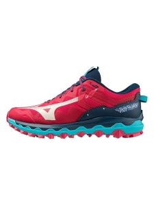 Mizuno Buty "Wave Mujin 9" w kolorze czerwonym do biegania w terenie rozmiar: 36,5. Czerwone buty sportowe Mizuno, bez wzorów, z materiału, bez zapięcia, do biegania. Za 232,78 zł.