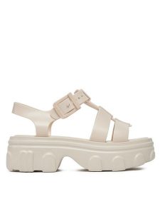 Melissa Sandały Melissa Ella Ad 35791 Beżowy. Brązowe sandały Melissa, bez wzorów, z tworzywa sztucznego, bez obcasa, na płaskiej podeszwie, bez zapięcia. Za 289,99 zł.