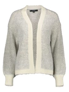 Vero Moda Kardigan w kolorze szarym rozmiar: XS. Szare kardigany Vero Moda, ze splotem. Za 69,75 zł.