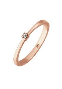 Elli Damski pasjansa z kryształami w srebra próby 925 Pierścionki 1 ct. Szare pierścionki Elli, srebrne. Za 213,99 zł.