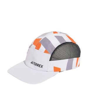 Czapka Terrex Climacool 5-Panel Graphic. Białe czapki ADIDAS, bez wzorów, z elastanu. Za 129,00 zł.