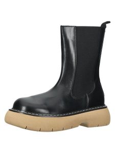 Steve Madden Botki w kolorze czarnym rozmiar: 38. Czarne botki Steve Madden, bez wzorów, bez obcasa, na platformie, bez zapięcia. Za 282,99 zł.