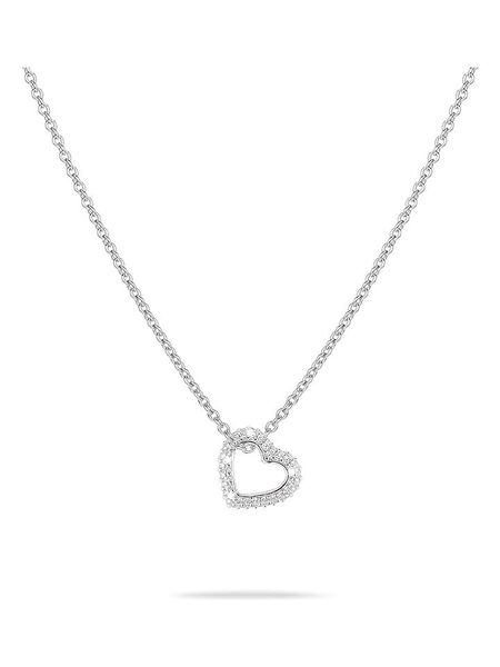 Tamaris Srebrny naszyjnik z zawieszką - dł. 45 cm rozmiar: onesize. Szare naszyjniki Tamaris, z cyrkonią, srebrne. Za 183,15 zł.