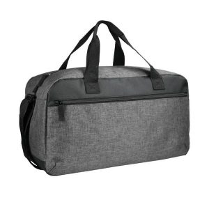 Clique Melange Travel Bag torba podróżna z poliestru 600D – grey melange. Szare torby podróżne i sportowe CLIQUE, bez wzorów, na ramię, duże. Za 111,66 zł.