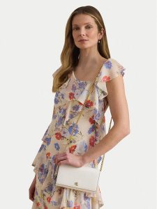 LAUREN RALPH LAUREN Torebka 432P13473001 Biały. Białe torebki klasyczne Lauren Ralph Lauren, bez wzorów, ze skóry, bez dodatków. Za 649,99 zł.