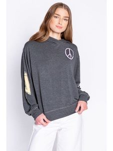 PJ Salvage Bluza w kolorze antracytowym rozmiar: XL. Czarne bluzy PJ Salvage, xl, bez wzorów, z kapturem. Za 114,17 zł.