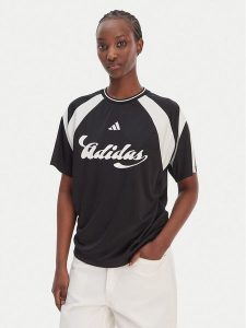 Adidas T-Shirt House Of Tiro JY7623 Czarny Regular Fit. Czarne t-shirty ADIDAS, m, bez wzorów, z syntetyku, bez kołnierzyka, bez ramiączek. Za 179,99 zł.