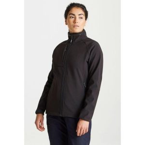 Damska kurtka softshellowa Craghoppers Expert Basecamp. Czarne kurtki Craghoppers, na lato, bez wzorów, z softshellu, bez kaptura. Za 380,50 zł.