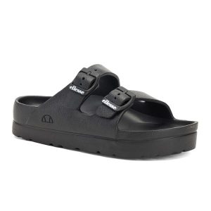 Klapki damskie Ellesse Beverly. Białe klapki Ellesse, bez wzorów, bez obcasa. Za 79,99 zł.