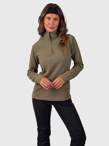 Brunotti Bluza polarowa "Misma" w kolorze khaki rozmiar: XXL. Brązowe bluzy Brunotti, xxl, bez wzorów, z polaru, bez kaptura. Za 73,99 zł.