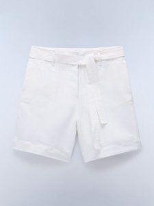 NAPAPIJRY Szorty "Nice" w kolorze białym rozmiar: XS. Białe szorty NAPAPIJRY, bez wzorów, z tkaniny. Za 184,46 zł.