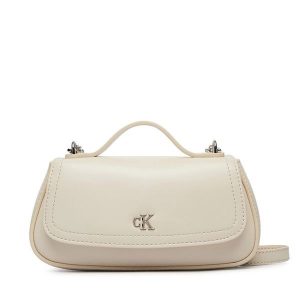 Torebka Calvin Klein. Białe torebki klasyczne Calvin Klein, bez wzorów, bez dodatków. Za 409,99 zł.