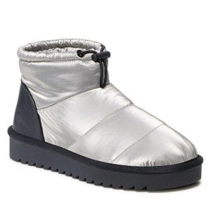 Botki Jenny Fairy. Szare botki Jenny Fairy, bez wzorów, bez obcasa, na płaskiej podeszwie, bez zapięcia. Za 139,99 zł.