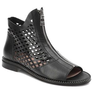 Czarne Sandały Armodo Modne Ażurowe Buty Damskie. Czarne sandały Armodo, w ażurowe wzory, z materiału, bez obcasa, bez zapięcia. Za 369,00 zł.