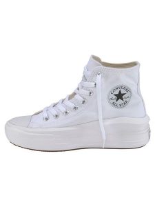 Converse Sneakersy "Chuck Taylor All Star Move" w kolorze białym rozmiar: 39. Białe trampki Converse, bez wzorów, za kostkę, bez zapięcia. Za 294,28 zł.