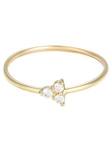 L instant d Or Złoty pierścionek "Mia" z cyrkoniami rozmiar: 56. Żółte pierścionki L instant d Or, z cyrkonią, złote. Za 429,44 zł.