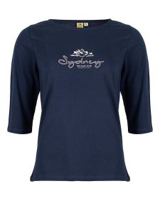 Roadsign Koszulka w kolorze granatowym rozmiar: S. Niebieskie bluzki Roadsign, s, bez wzorów, z bawełny, bez kołnierzyka, bez ramiączek. Za 26,07 zł.