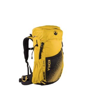 Plecak turystyczny Kohla Track 28L - lemon curry/caviar. Żółte plecaki KOHLA. Za 513,99 zł.
