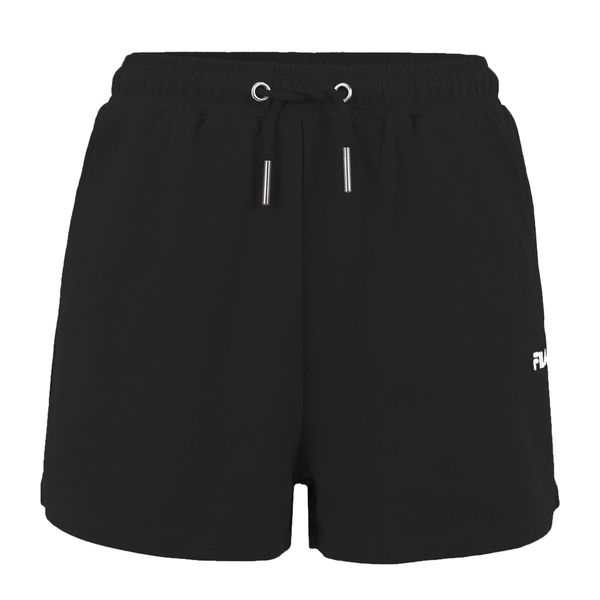 Spodenki damskie FILA Brandenburg High Waist. Czarne szorty Fila, bez wzorów, sportowe, z podwyższonym stanem. Za 65,99 zł.
