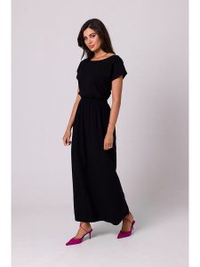 Be Wear Sukienka w kolorze czarnym rozmiar: M. Czarne sukienki Be Wear, m, bez wzorów, z bawełny, bez kołnierzyka, bez ramiączek, maxi. Za 202,03 zł.