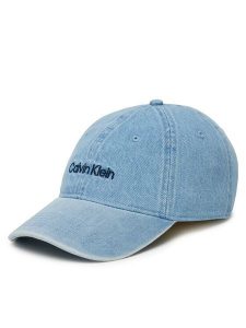 Calvin Klein Czapka z daszkiem Small Monogram LV04K5065G Niebieski. Niebieskie czapki Calvin Klein, bez wzorów, z bawełny. Za 129,99 zł.