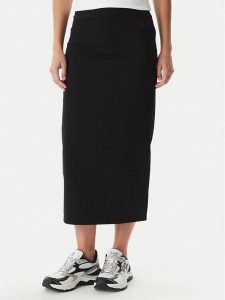 EA7 Emporio Armani Spódnica ołówkowa 7W000963 AF12484 UC001 Czarny Slim Fit. Czarne spódnice EA7 Emporio Armani, l, bez wzorów, z bawełny, midi. Za 459,99 zł.