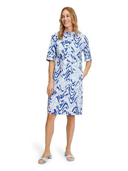 Vera Mont Sukienka w kolorze niebieskim rozmiar: 36. Niebieskie sukienki Vera Mont, na co dzień, bez wzorów, bez kołnierzyka, bez ramiączek, midi, proste. Za 135,49 zł.