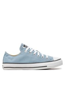 Converse Trampki Chuck Taylor All Star A08629C Błękitny. Niebieskie trampki Converse, bez wzorów, z materiału, bez zapięcia. Za 259,99 zł.